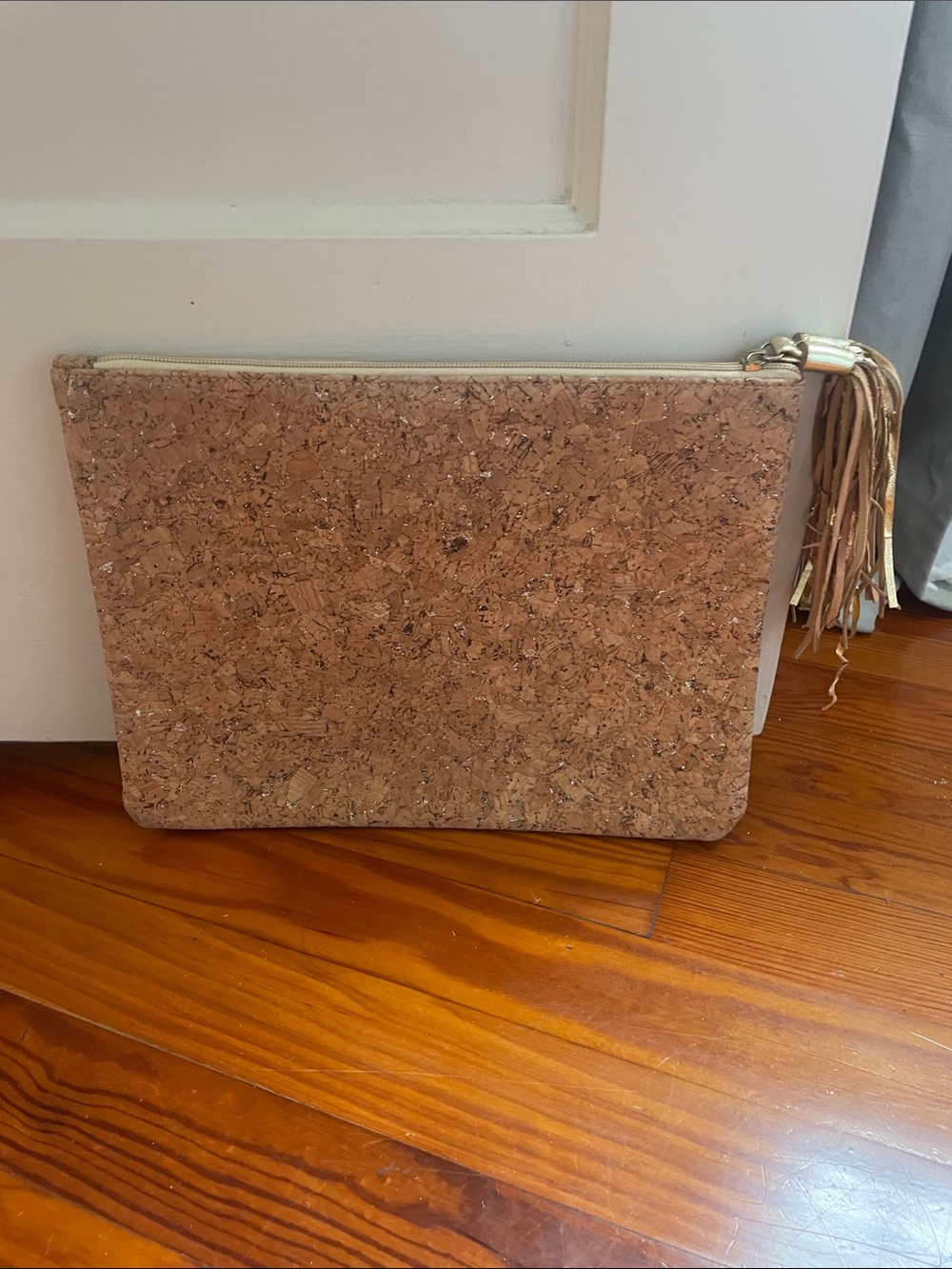 Cork Wristlet Clutch - Natural Cork